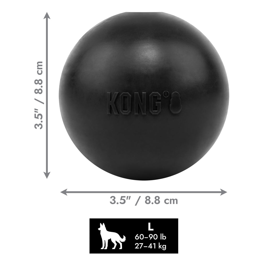 KONG® Extreme Ball Puncture Resistant Dog Toy for Power Chewers - Large, for Dogs Between 30-65 lbs