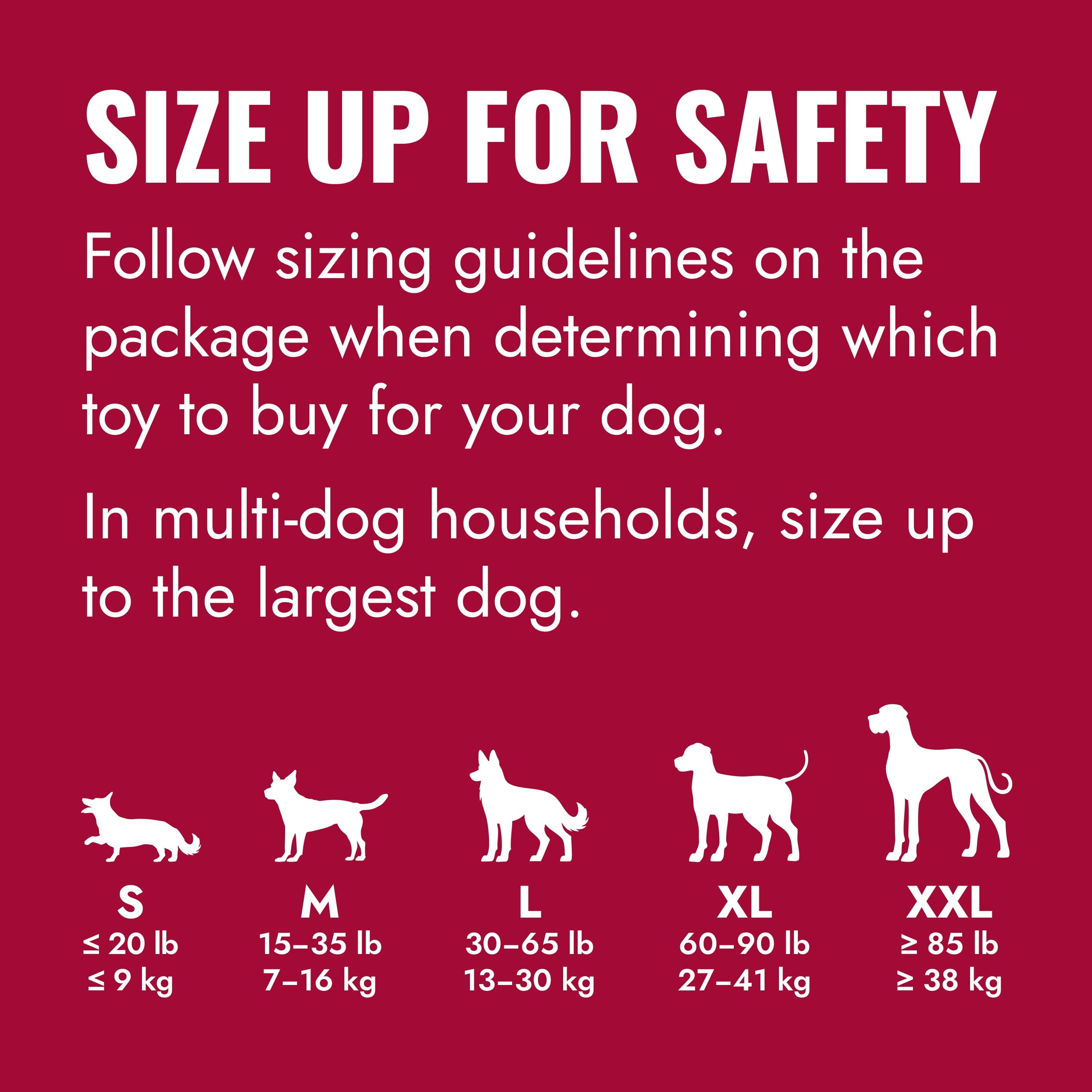 KONG® Classic Rubber Dog Toy for Average Chewers - Large, for Dogs Between 30-65 lbs