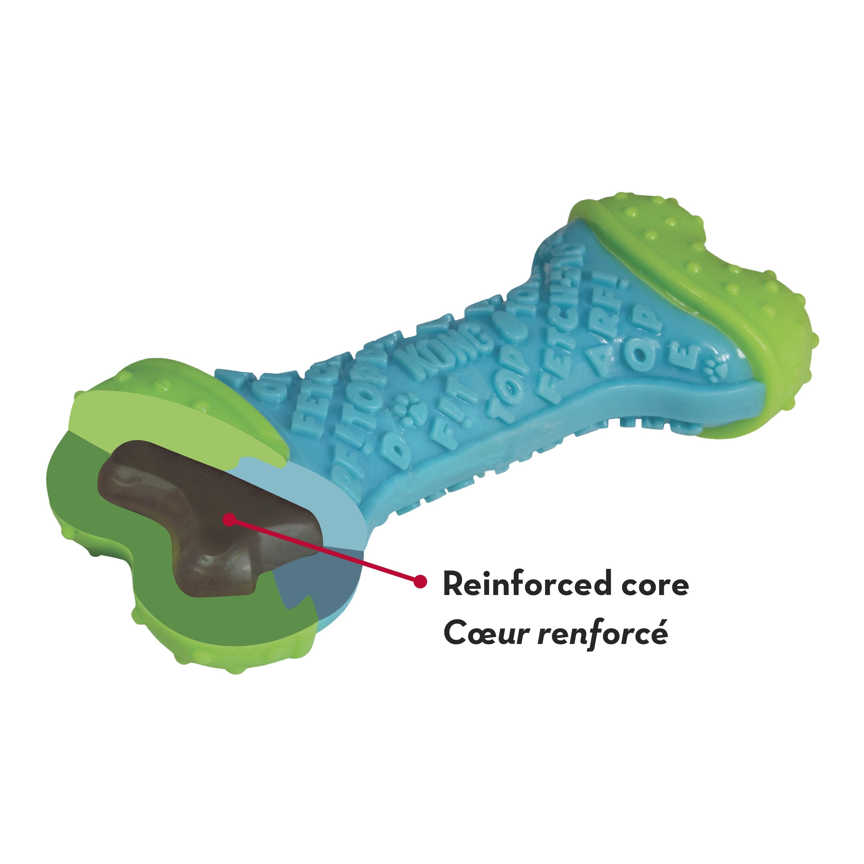 KONG® CoreStrength Bone - Medium/Large, for Dogs Between 30-65 lbs