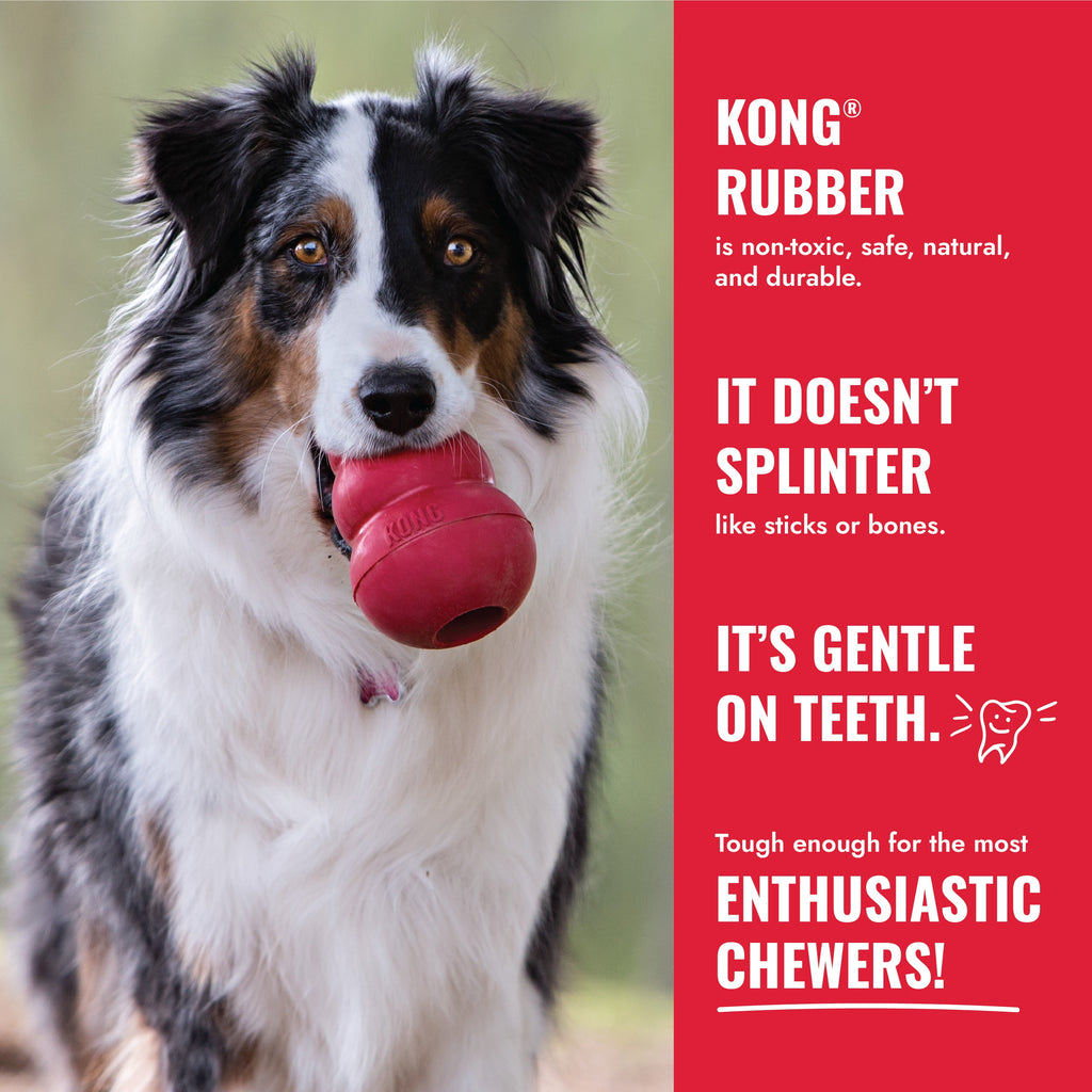 KONG® Stuff-a-Ball Classic Rubber Dog Toy - Ball, Medium