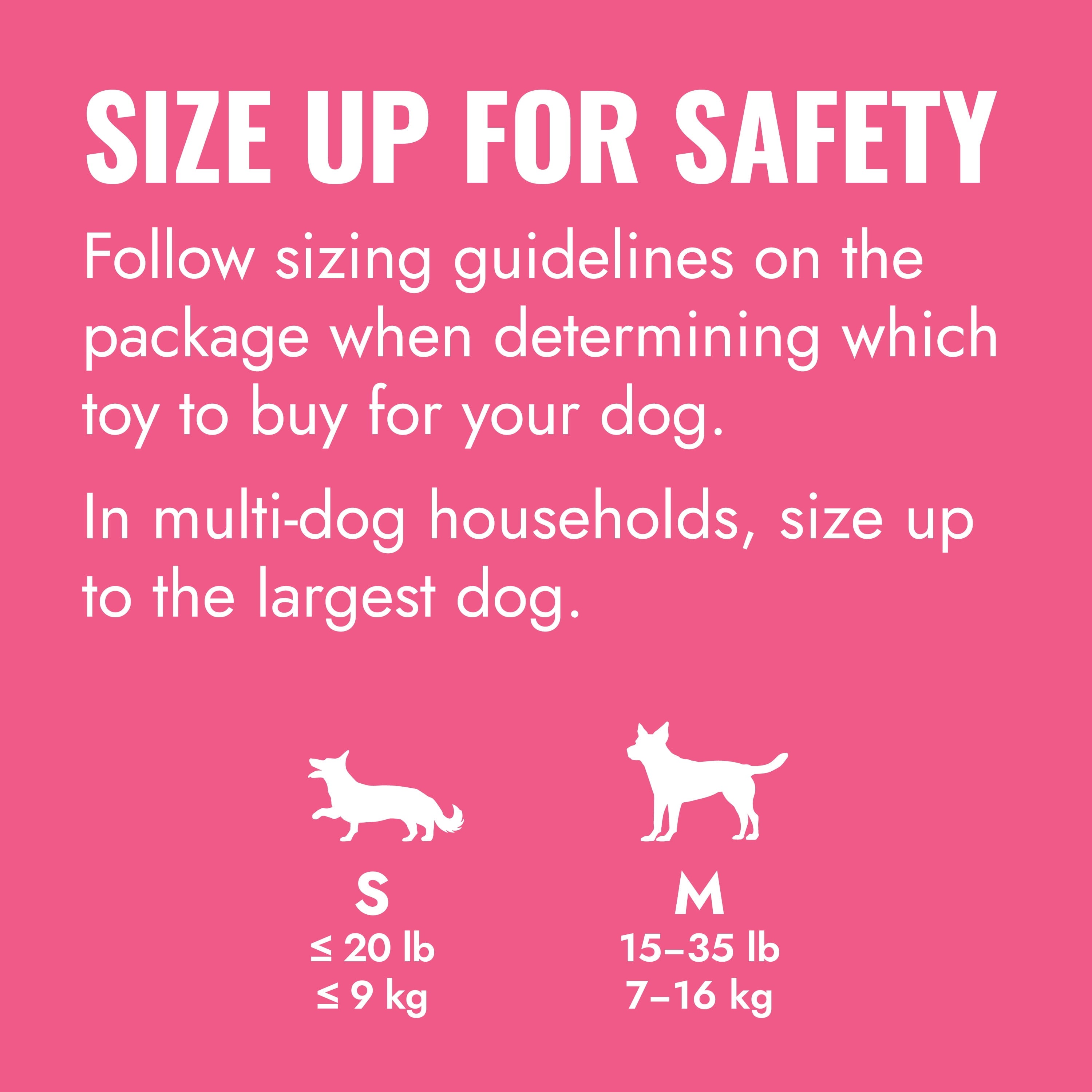 KONG® Puppy Binkie Stuffable Dog Toy - Pink, Small for Beginner Chewers